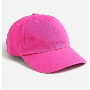 J.Crew NWT Made-in-the-USA garment-dyed twill baseball cap